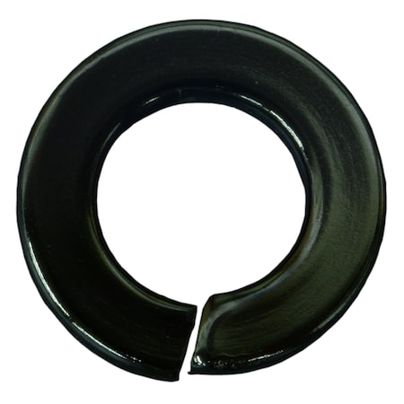 Midwest Fastener Split Lock Washer, For Screw Size 5/16 in Steel, Black Chrome Finish, 12 PK 34427